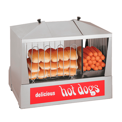 Star 35SSC Hot Dog Steamer 18" x 15" x 15.63" Capacity 130 Hot Dogs40 Buns