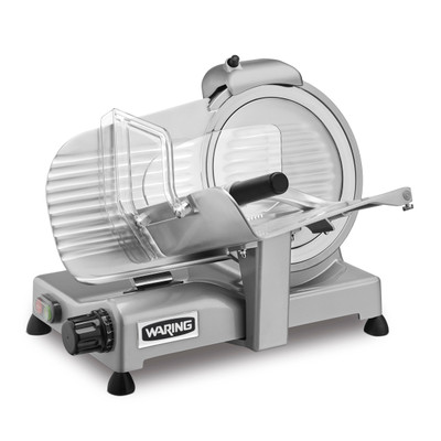 Waring WCS250SV Commercial Food Slicer with 10" Blade - 120V, 3/4 HP