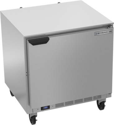 Beverage Air UCF32AHC 32"W One-Section Solid Door Undercounter Freezer