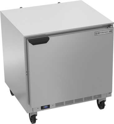 Beverage Air UCF32AHC 32"W One-Section Solid Door Undercounter Freezer