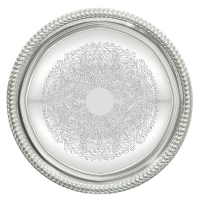 Winco CMT-14
14"
Chrome Plated
Round
Serving Tray