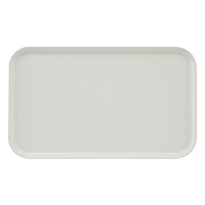 Cambro 1230MT148 12-7/16" x 30" x 3/4" White Rectangular Fiberglass Market Display Tray