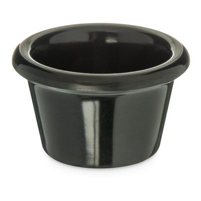 Carlisle S27503 2-1/2&quot; Plastic Black Ramekin