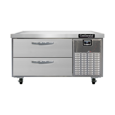Continental Refrigerator D48GN 48"W One-Section Two Drawers Refrigerator Griddle Stand