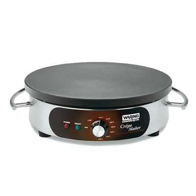 Waring WSC160X 16" Electric Cast Iron Cook Surface Crepe Maker - 120 Volts