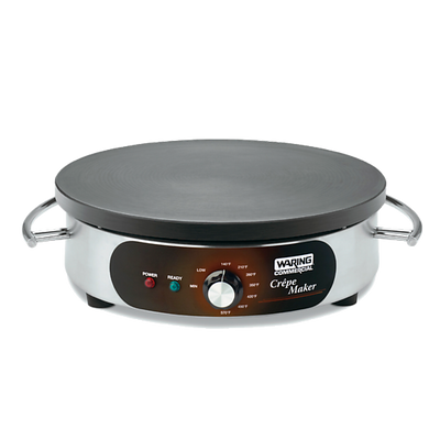 Waring WSC160X 16" Electric Cast Iron Cook Surface Crepe Maker - 120 Volts