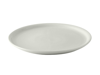 Tuxton BPA-1311 13-1/8" Ceramic White Round Pizza Plate (6 Each Per Case)