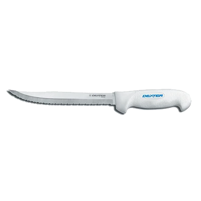 Dexter 24293 8" Tiger-Edge Slicer with White Handle