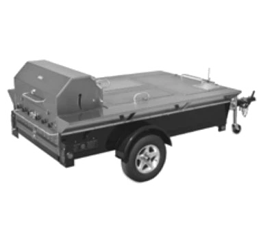 Crown Verity CV-TG-4 69" Towable Griddle - 99,000 BTU