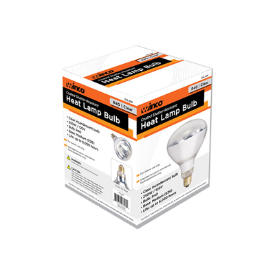 Winco EHL-BW Heat Lamp Bulb - 250 Watts