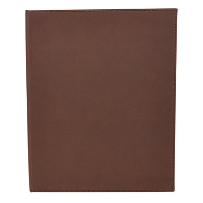 Winco LMF-814BN Brown Menu Cover