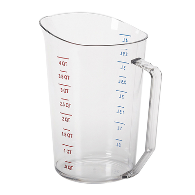 Cambro 400MCCW135 4 qt PolyCarbonate Camwear Measuring Cup