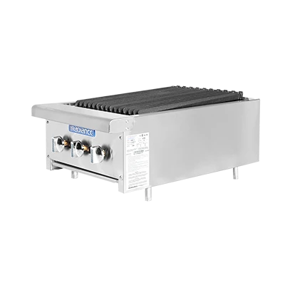 Turbo Air TARB-18-LP 18" Liquid Propane Countertop Radiance Charbroiler - 45,000 BTU