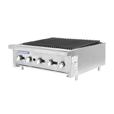 Turbo Air TARB-30-LP 30" Liquid Propane Countertop Radiance Charbroiler - 75,000 BTU