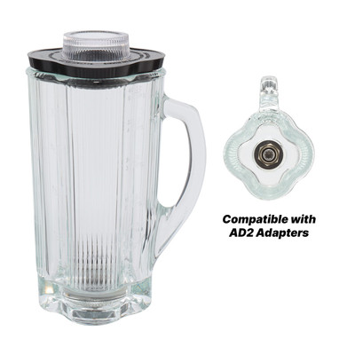 Waring CAC32 49 Oz. Glass Blender Container with Lid