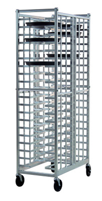 New Age 97721 18.5"W Double Deep 40 Universal Pizza Pan Rack with 2-3/8" Spacing