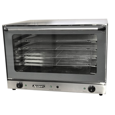 Admiral Craft COF-6400W Stainless Steel 1 Deck Full Size Electric Convection Oven - 230 Volts 1-Ph
