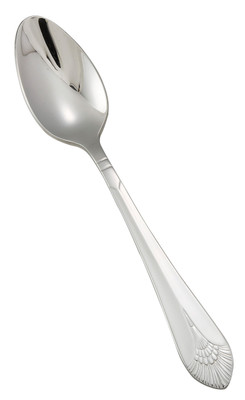 Winco 0031-03 7-9/16" 18/8 Stainless Steel Dinner Spoon (Contains 1 Dozen)