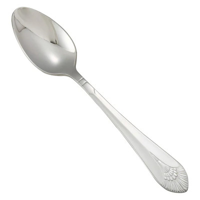 Winco 0031-03 7-9/16" 18/8 Stainless Steel Dinner Spoon (Contains 1 Dozen)