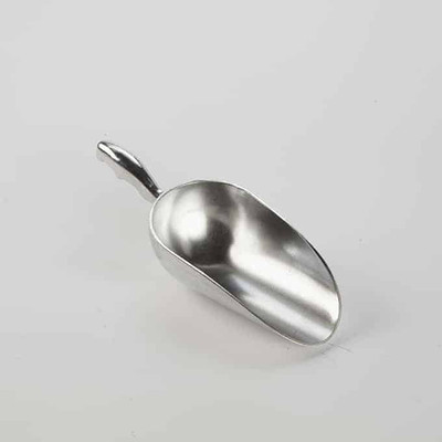 American Metalcraft ASC12 12 Oz. Round Bottom Aluminum Utility Scoop