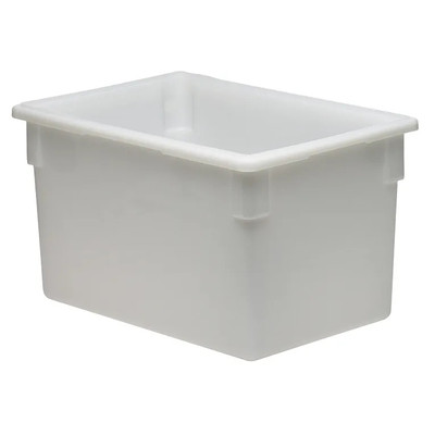 Cambro 182615P148 22 Gal. 26" W x 18" D x 15" H Natural White Polyethylene Food Storage Container