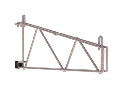 Metro SWS24K4 Smartwall Shelf Support Single For 24" Deep Shelf Metroseal Gray Epoxy-Coated Corrosion-Resistant Finish