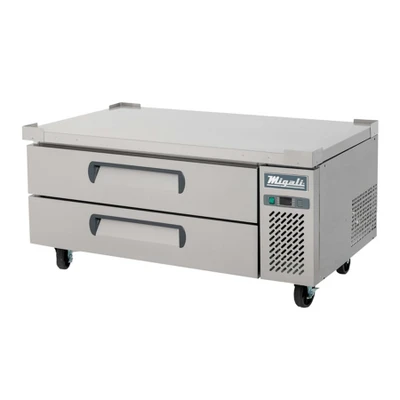 Migali C-CB52-HC 52"W One-Section Two Drawer Competitor Series Refrigerated Equipment Stand/Chef Base