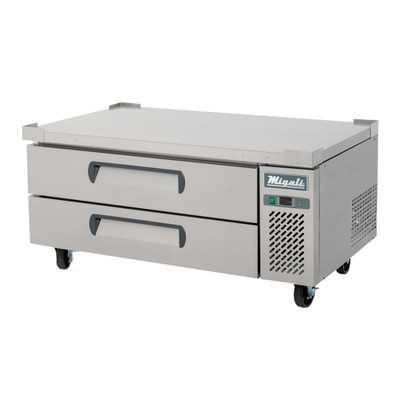 Migali C-CB52-HC 52"W One-Section Two Drawer Competitor Series Refrigerated Equipment Stand/Chef Base