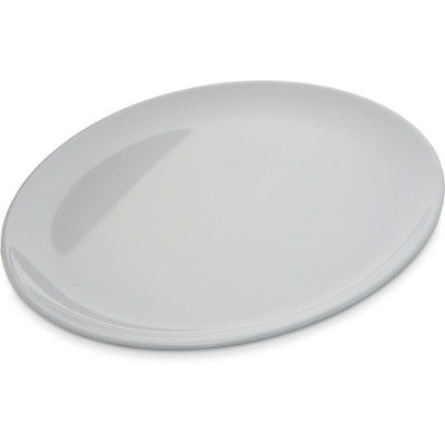 Carlisle 4380102 10" Dia. Plastic White Epicure Dinner Plate