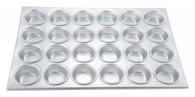 Winco AMF-24 20.5&quot; Aluminum Muffin Pan