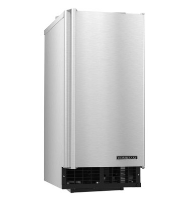 Hoshizaki C-80BAK-AD 14.89" W Stainless Steel Air Cooled Undercounter Nugget Style Ice Maker with Bin - 115 Volts, 1-Phase