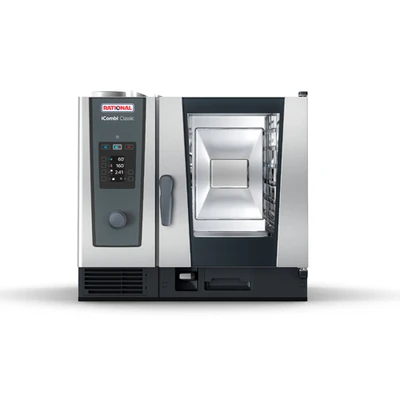 RATIONAL iCombi Classic 6-Half Size Pans Natural Gas Combi Oven - 208/240 Volts, 1 Phase