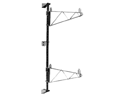 Metro Sw23C Super Erecta Wall Mounts 14&quot; Shelf Depth End Unit Chrome Plated Finish