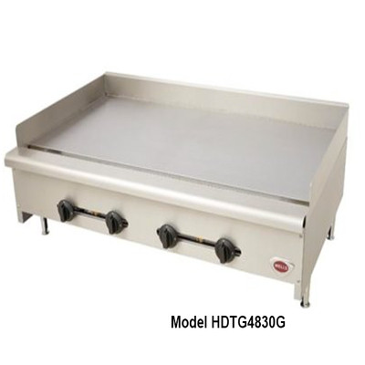 Wells HDTG-6030G 59-3/4" Natural Gas Countertop Griddle - 150,000 BTU