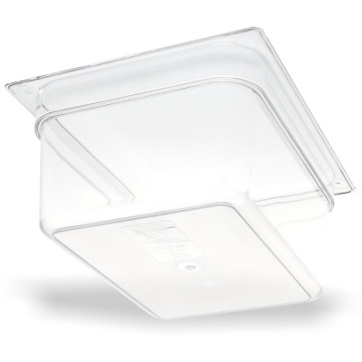Carlisle 10222B07 8.7 Qt. 1/2 Size Capacity Clear Storplus Food Pan