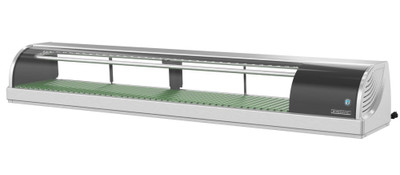 Hoshizaki HNC-180BA-R-SLH 70.9" Glass Door Refrigerated Display/Sushi Case