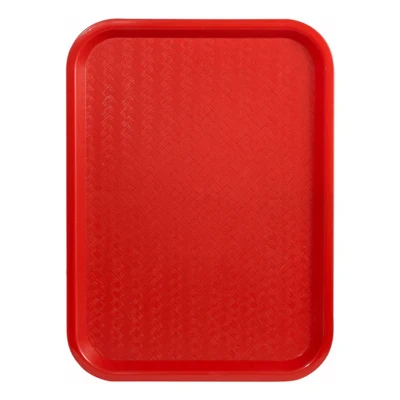 Winco FFT-1014R 14"W Red Fast Food Tray