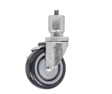 Vulcan Casters Vulscr Set of 4 Adjustable Casters 6" Overall Height Battery Screw Mount