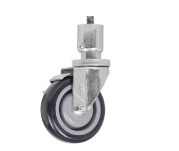 Vulcan Casters Vulscr Set of 4 Adjustable Casters 6" Overall Height Battery Screw Mount