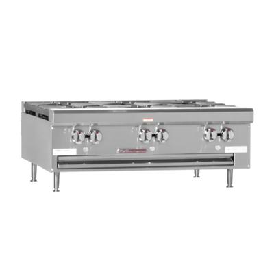 Southbend HDO-48SU-LP 48" Liquid Propane Countertop Hotplate - 264,000 BTU