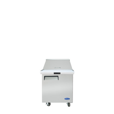 Atosa MSF8305GR 27.5" W 1-Section 1 Door Sandwich and Salad Mega Top Refrigerator - 115 Volts