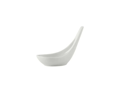 Tuxton GZP-705 Spoon TasTing 1/2 Oz. Porcelain White - 2 Dozen Per Case (2 Dozen Per Case)