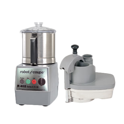 Robot Coupe R402A 4.5 L. Stainless Steel Bowl with Handle Combination Food Processor - 120 Volts, 2 HP