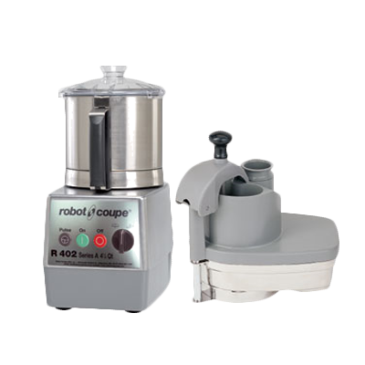 Robot Coupe R402A 4.5 L. Stainless Steel Bowl with Handle Combination Food Processor - 120 Volts, 2 HP