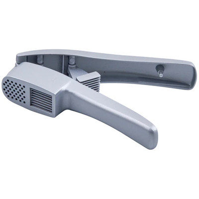 Winco GP-2 7-1/2" Long Rust Resistant Aluminum Alloy Garlic Press &amp; Slicer