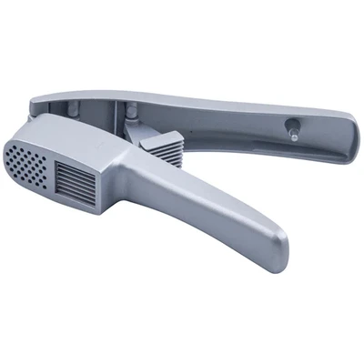 Winco GP-2 7-1/2" Long Rust Resistant Aluminum Alloy Garlic Press & Slicer
