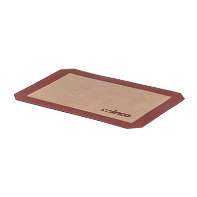 Winco SBS-16 Baking Mat 11-5/8&quot; x 16-1/2&quot; Rectangular Fiber Glass Silicone