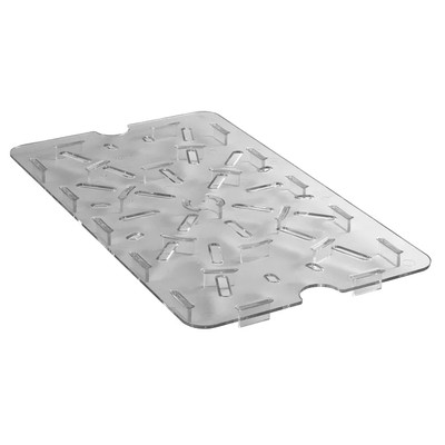 Cambro 1218DSCW135 Food Storage Boxes Clear Camwear Drain Shelf