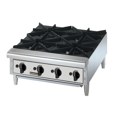 Toastmaster TMHP4 24.19" Gas Countertop Hotplate - 88,000 BTU