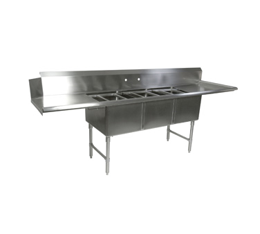 John Boos DT3B18244-2D18R Straight Design Dishtable/Pot Sinks